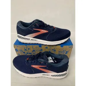 -290 Brooks Beast 20, Blue/Red, Med-Width, Womens Running Shoes-US 10 Womens