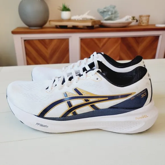 🆕️ Asics Gel Kayano 30th Anniversary Running Shoes in White / Deep Ocean
