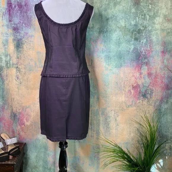 📌 Paradox Elegant Business 3 Piece Plum Skirt Set - Top - Skirt - Jacket
