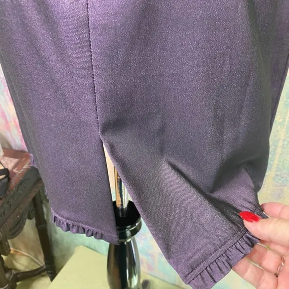 📌 Paradox Elegant Business 3 Piece Plum Skirt Set - Top - Skirt - Jacket