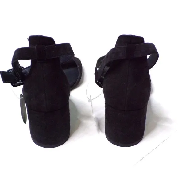 🆕 PAUL GREEN Lonnie Sandals Pumps Shoes Suede Black 5.5