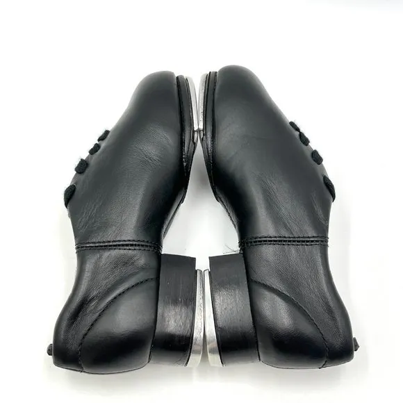 10.5W 10.5 WIDE Capezio Little Kids CG16C Flex Master Black Dance Tap Shoes