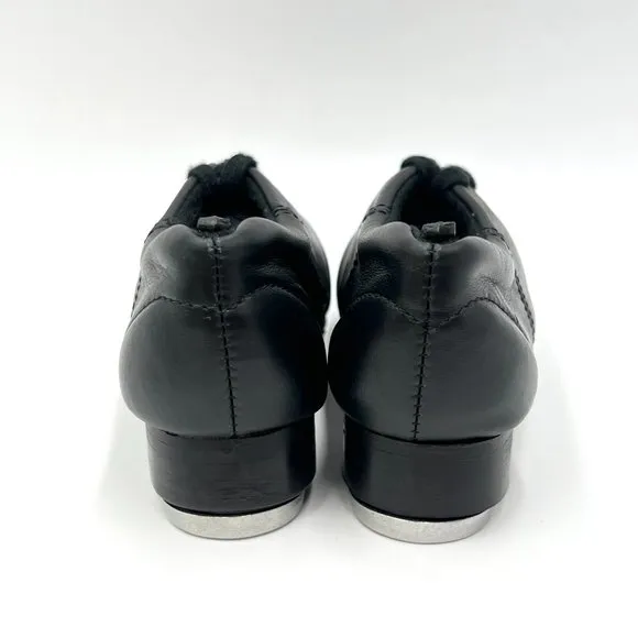 10.5W 10.5 WIDE Capezio Little Kids CG16C Flex Master Black Dance Tap Shoes