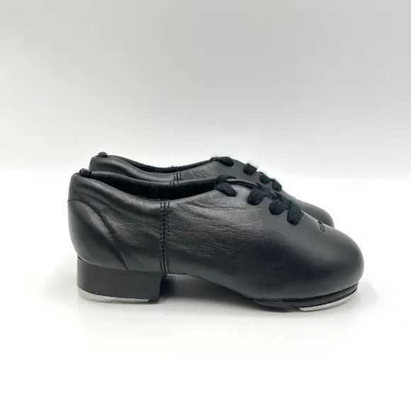 10.5W 10.5 WIDE Capezio Little Kids CG16C Flex Master Black Dance Tap Shoes