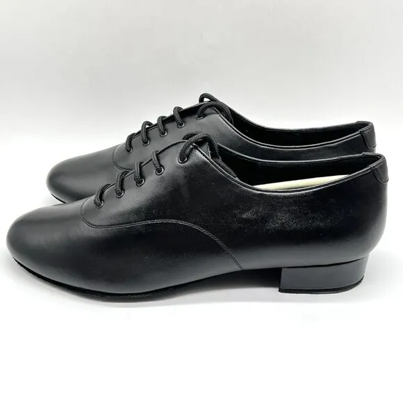 12W 12 WIDE WIDTH Capezio Mens SD103 Black Ballroom Social Dance Shoes
