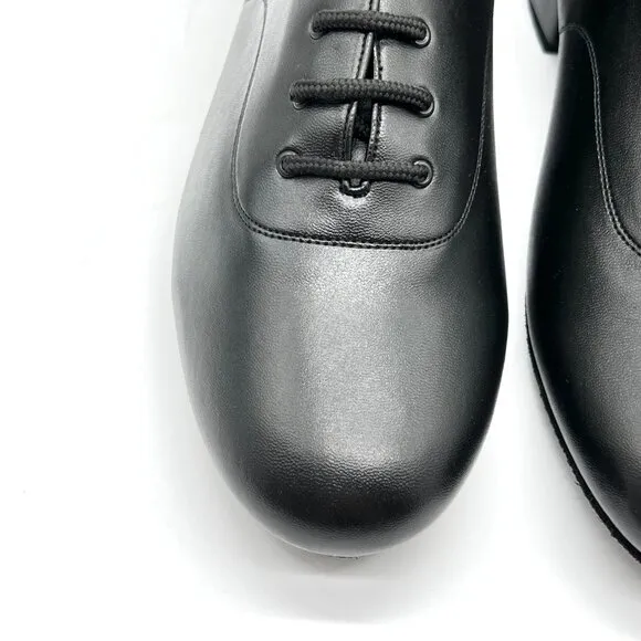 12W 12 WIDE WIDTH Capezio Mens SD103 Black Ballroom Social Dance Shoes