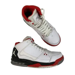 2013 Air Jordan Flight Mid 8.5 Goat Basketball Shoes Mens White GUC 599593-101