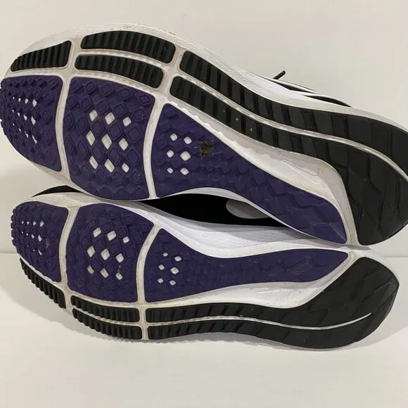 2022 Nike Zoom Pegasus 39 Ravens NFL Running sneakers Black/White/purple US men