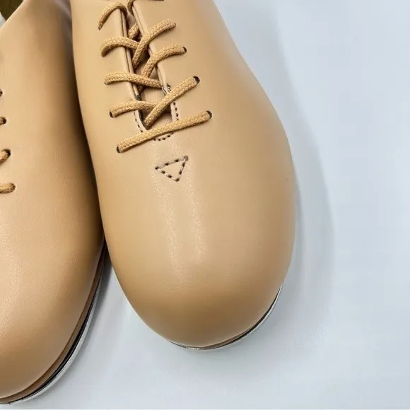 4.5W 4.5 W WIDE WIDTH Capezio Kids Big Boys 443B Caramel Tan Dance Tap Shoes