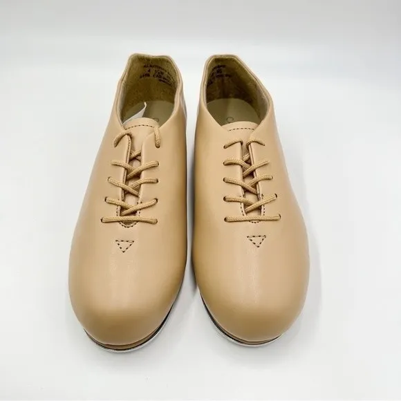 4.5W 4.5 W WIDE WIDTH Capezio Kids Big Boys 443B Caramel Tan Dance Tap Shoes