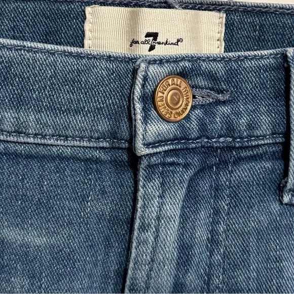 7 For All Mankind Mid Roll Shorts shore 27