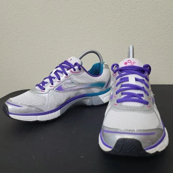 Abeo Aero Mens White Comfort Lace Up Low Top Running Shoes Size 7.5 Medium