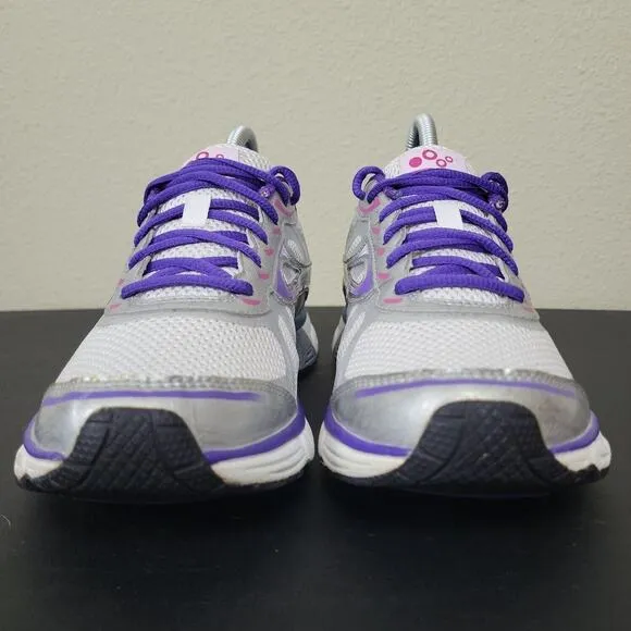 Abeo Aero Mens White Comfort Lace Up Low Top Running Shoes Size 7.5 Medium