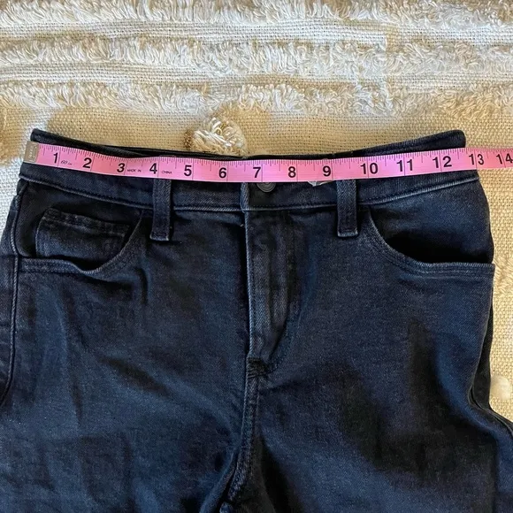 Abercrombie &amp; Fitch High Rise Skinny Jean black size 25/0R