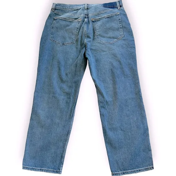 Abercrombie &amp; Fitch Ultra High Rise Ankle Straight Jean Size 18