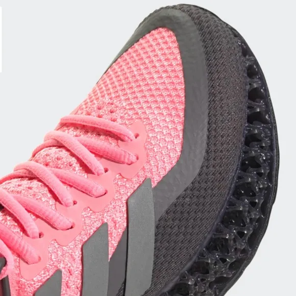 ADIDAS 4DFWD 2 RUNNING SHOES SZ 7 Beam Pink / Silver Metallic / Lucid Fuchsia