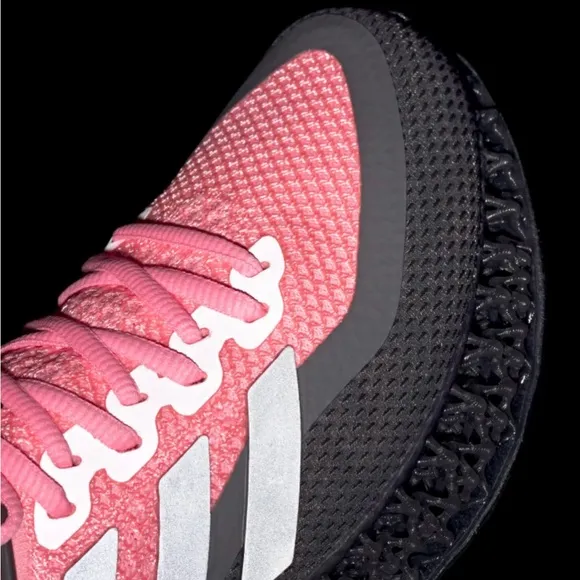 ADIDAS 4DFWD 2 RUNNING SHOES SZ 7 Beam Pink / Silver Metallic / Lucid Fuchsia