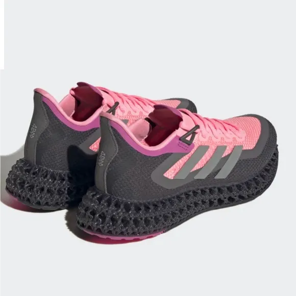 ADIDAS 4DFWD 2 RUNNING SHOES SZ 7 Beam Pink / Silver Metallic / Lucid Fuchsia