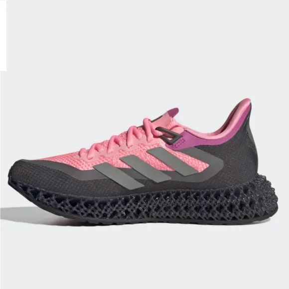 ADIDAS 4DFWD 2 RUNNING SHOES SZ 7 Beam Pink / Silver Metallic / Lucid Fuchsia