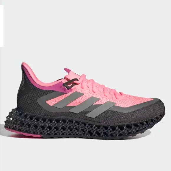 ADIDAS 4DFWD 2 RUNNING SHOES SZ 7 Beam Pink / Silver Metallic / Lucid Fuchsia