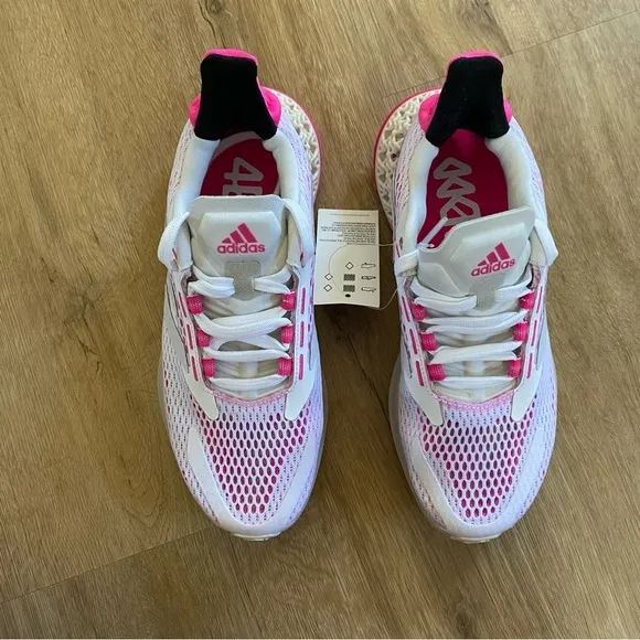 adidas 4DFWD Pulse Running Shoes Cloud White Shock Pink (Women's)