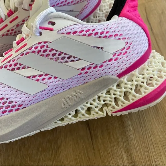 adidas 4DFWD Pulse Running Shoes Cloud White Shock Pink (Women's)