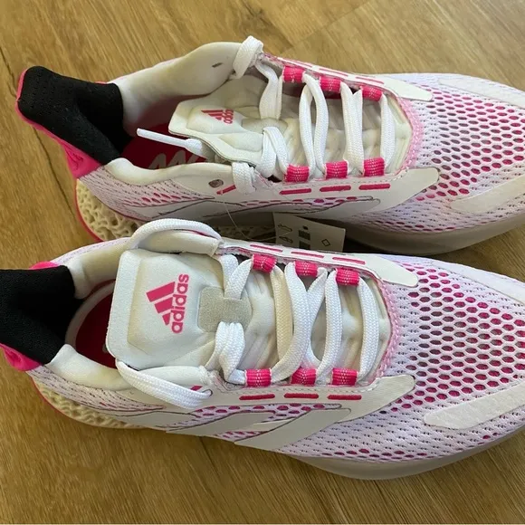 adidas 4DFWD Pulse Running Shoes Cloud White Shock Pink (Women's)