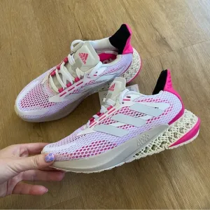 adidas 4DFWD Pulse Running Shoes Cloud White Shock Pink (Women's)