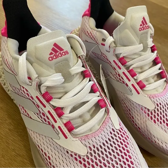 adidas 4DFWD Pulse Running Shoes Cloud White Shock Pink (Women's)