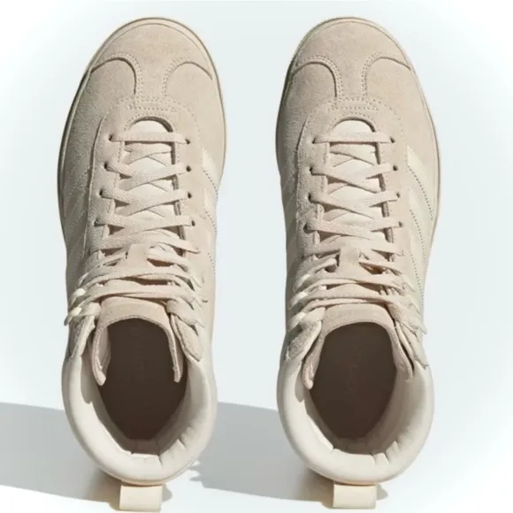 ADIDAS | 6.5 / 7 / 7.5 / 8 | Gazelle Bold Ivory Wonder High Top Boot Platforms