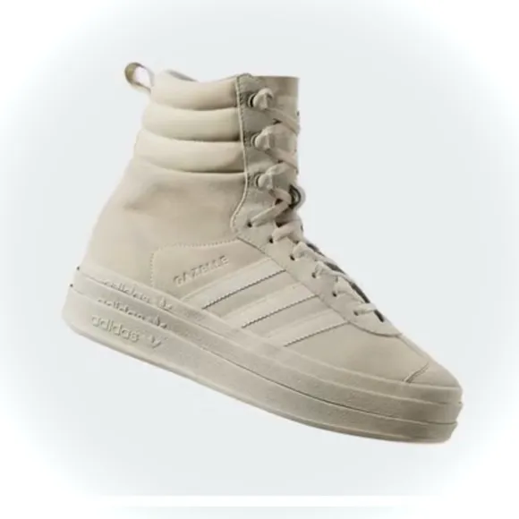 ADIDAS | 6.5 / 7 / 7.5 / 8 | Gazelle Bold Ivory Wonder High Top Boot Platforms