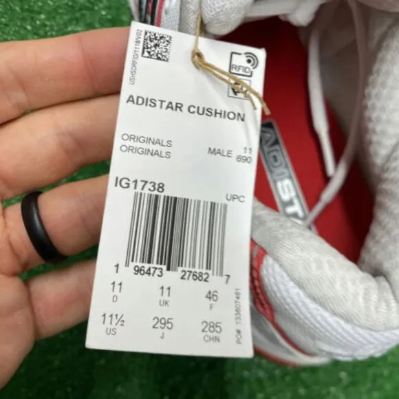 Adidas Adistar Cushion 3 Low Mens Sportswear Shoes White IG1738 NEW Sz 11.5