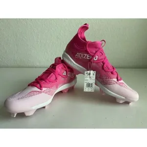 Adidas Adizero Afterburner TPU Baseball Cleats Shock Pink GZ9714 Men’s Sz 14