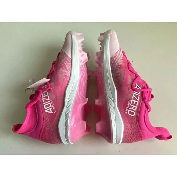 Adidas Adizero Afterburner TPU Baseball Cleats Shock Pink GZ9714 Men’s Sz 14