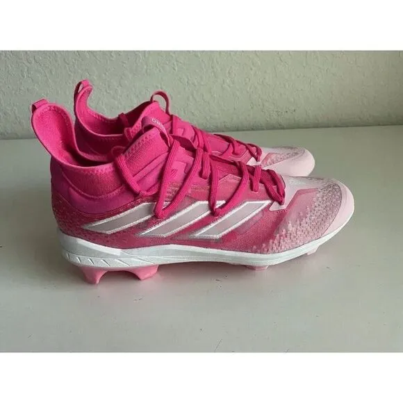 Adidas Adizero Afterburner TPU Baseball Cleats Shock Pink GZ9714 Men’s Sz 14