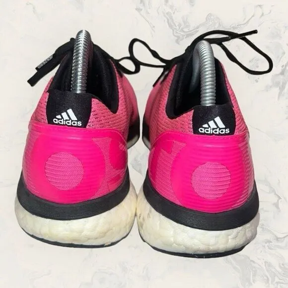 Adidas Adizero Boston 8 Running Shock Pink Black Shoes F34059 Men’s Size 8