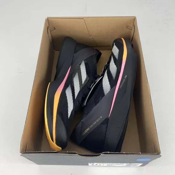 Adidas Adizero Takumi Sen 10 Low Mens Running Shoes Size 11.5 Black ID2793 NEW