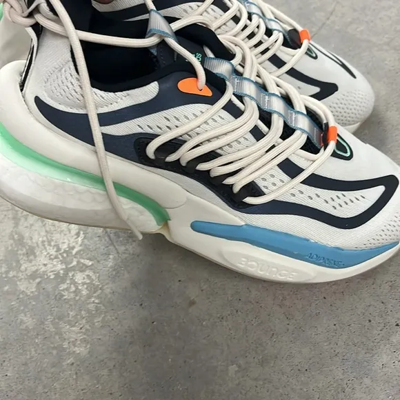 Adidas aloha HP6613 boost V1 men’s chalk mint orange nwt running shoe