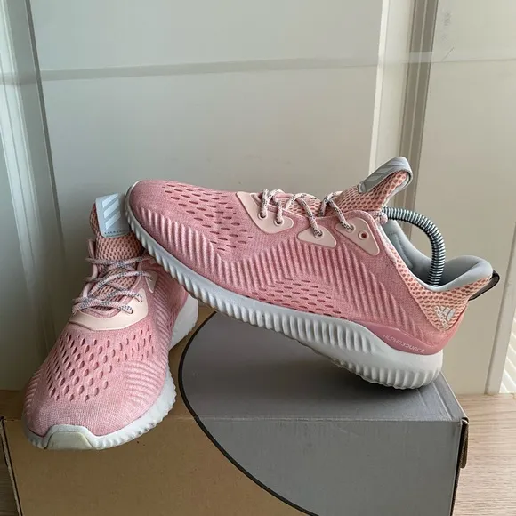 Adidas Alphabounce EM “Icey Pinktrace Pink” Women Sneakers Running Shoes - SZ 8