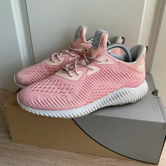 Adidas Alphabounce EM “Icey Pinktrace Pink” Women Sneakers Running Shoes - SZ 8