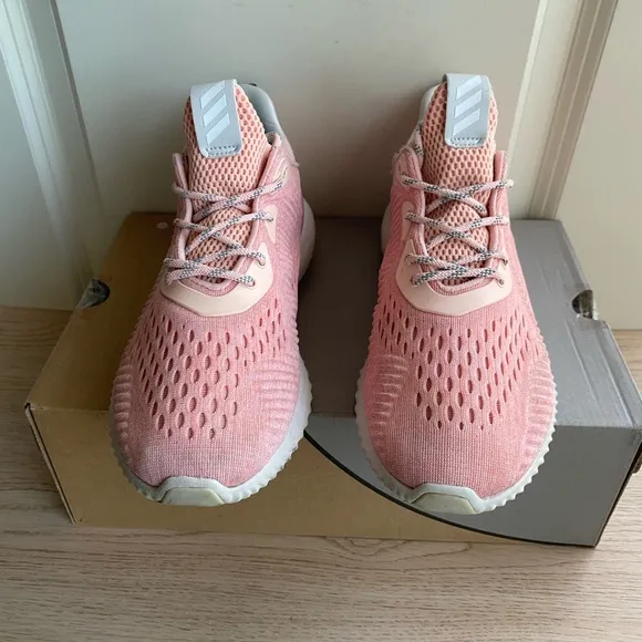 Adidas Alphabounce EM “Icey Pinktrace Pink” Women Sneakers Running Shoes - SZ 8