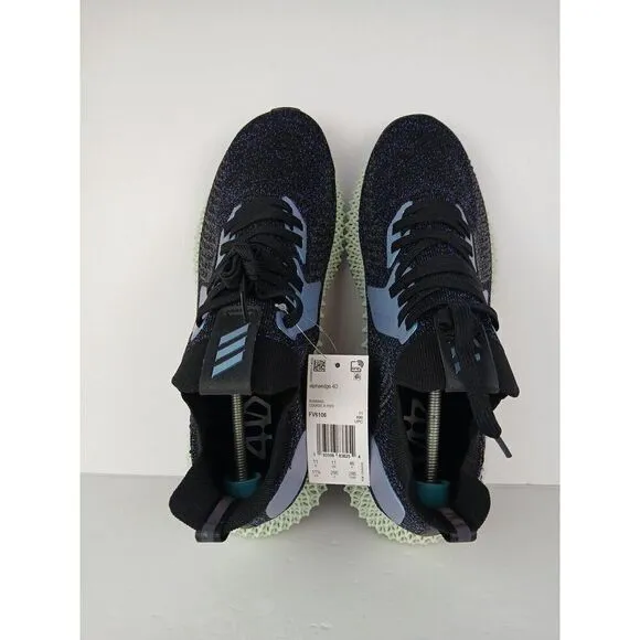 Adidas Alphaedge F4D Black Space Race Men's Running Shoes Sz 11.5 (FV6106)