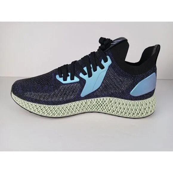 Adidas Alphaedge F4D Black Space Race Men's Running Shoes Sz 11.5 (FV6106)