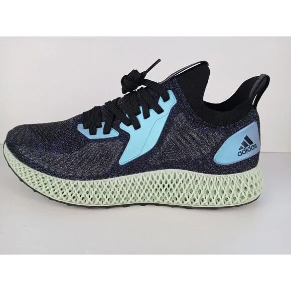 Adidas Alphaedge F4D Black Space Race Men's Running Shoes Sz 11.5 (FV6106)