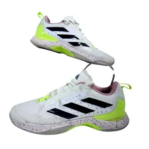 Adidas Avacourt Sneaker White/Core Black/Lucid Lemon Yellow Pink Size 9