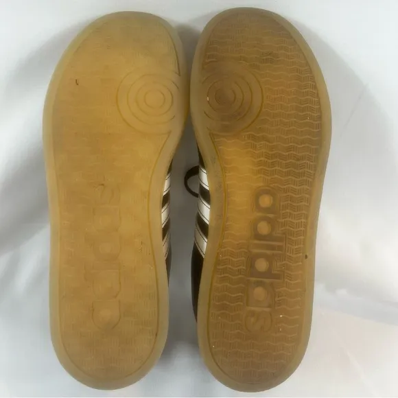 adidas Baseline Black/ white Gum Boys' Shoes size: 5