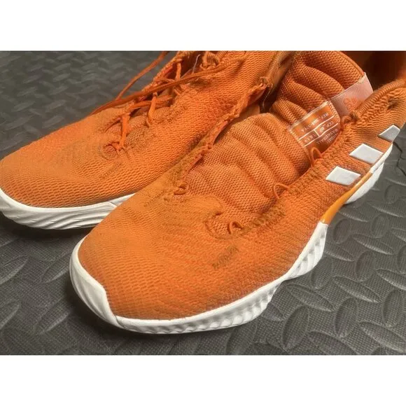 Adidas‎ Bounce Basketball Shoes 600001 2018 Orange Mens 12.5 Vintage AH2671