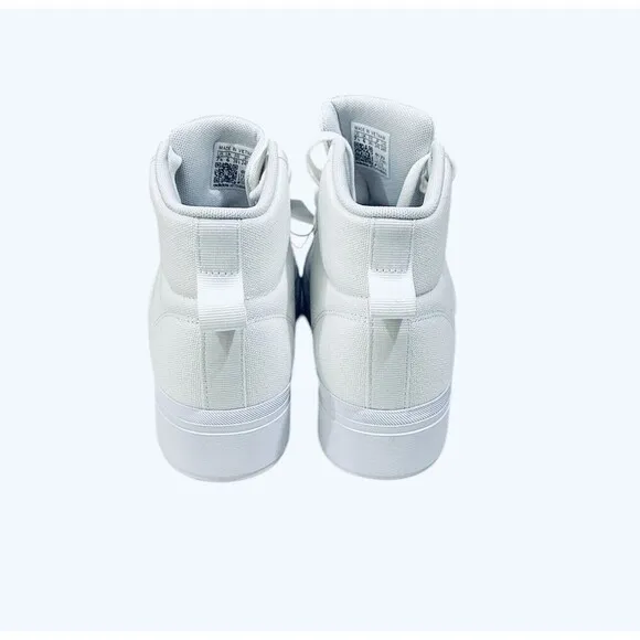 Adidas Bravada 2.0 MID High Top Platform White Skateboarding Shoes Size 8.5