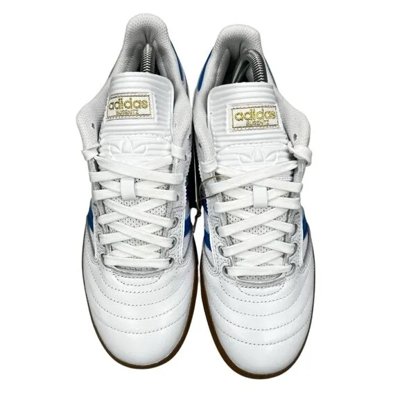 Adidas Busenitz Cloud White Blue Bird Gold Shoes IE3101 Men's Sizes 7 - 7.5