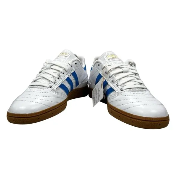 Adidas Busenitz Cloud White Blue Bird Gold Shoes IE3101 Men's Sizes 7 - 7.5